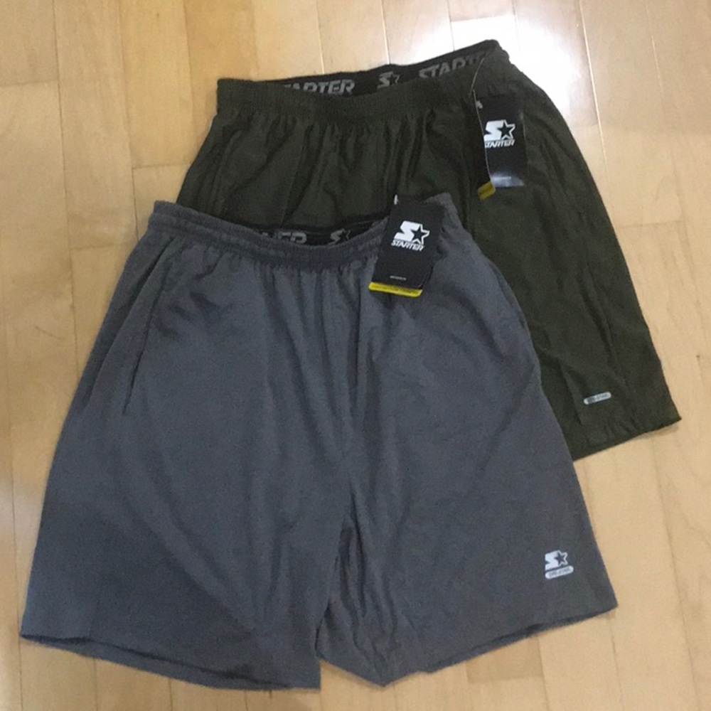 2 pairs of  NEW men’s workout shorts.